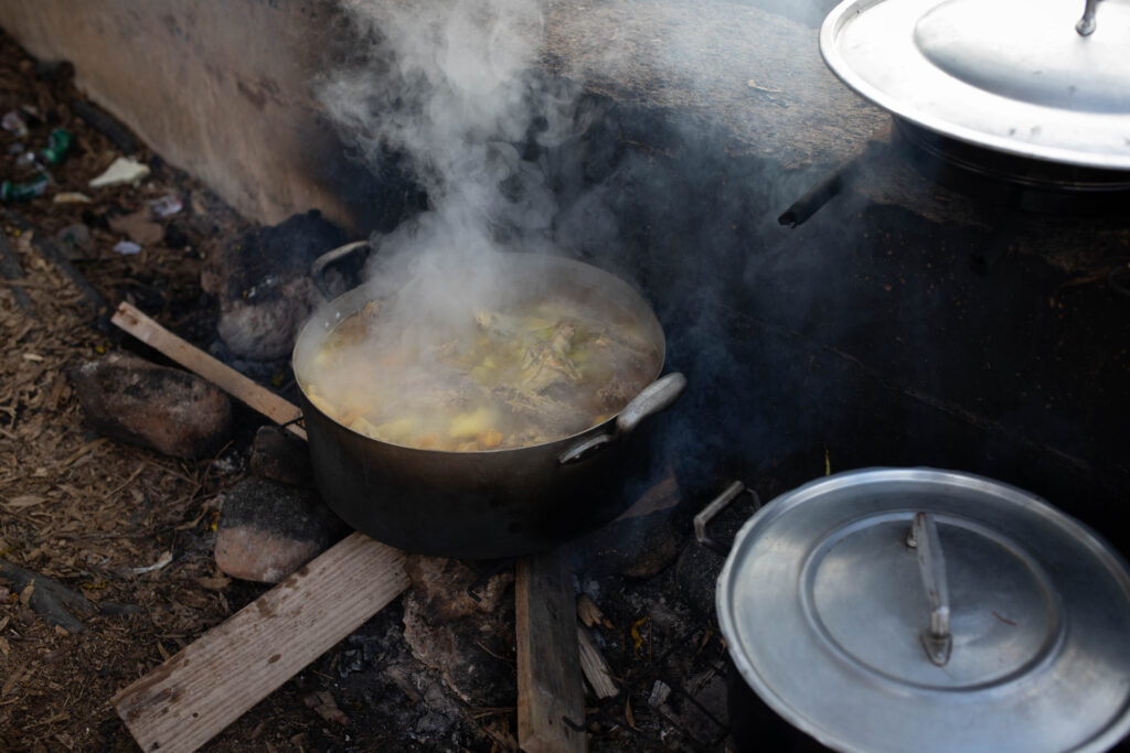 Preparación de "Sancocho" plato típico venezolano.